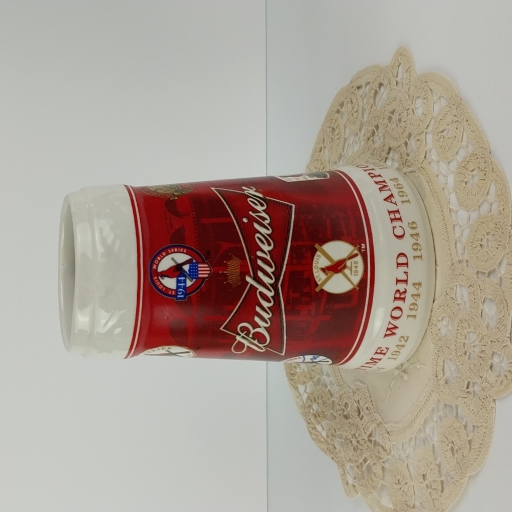 St. Louis Cardinals Budweiser Beer Stein Mug